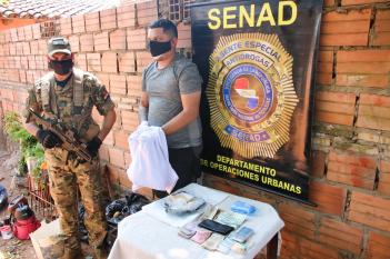 SENAD capturó a proveedor de crack en San Lorenzo